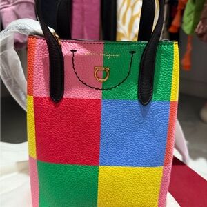 Salvatore Ferragamo Color Block Mini Bag - Pink, Red, Yellow, Blue